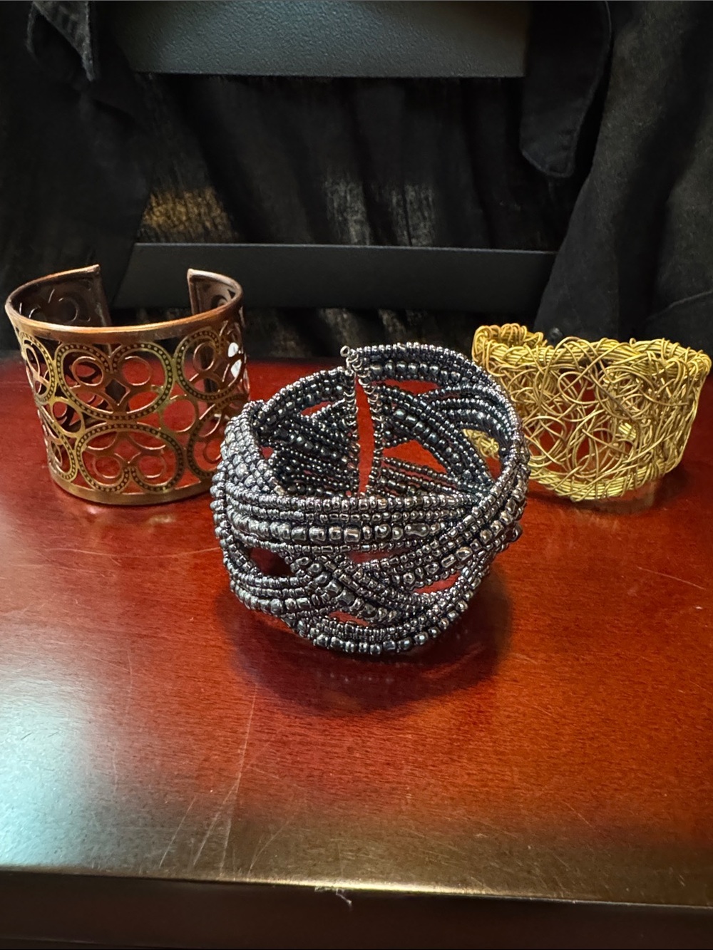 Handcrafted Cuff Bracelets - 3 pack